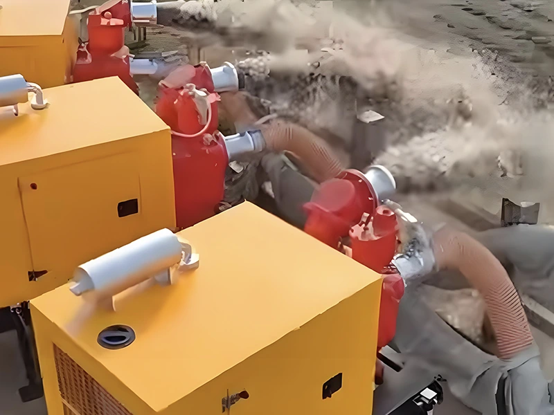 Компания Jianghe Flood Prevention Products модернизирует комплект водяных насосов с приводом от дизельного двигателя, чтобы повысить эффективность дренажа паводков